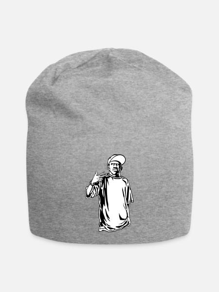 Gangster rapper - Jersey Beanie - heather grey