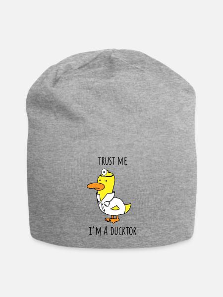 Ducktor - Jersey-Beanie - Grau meliert