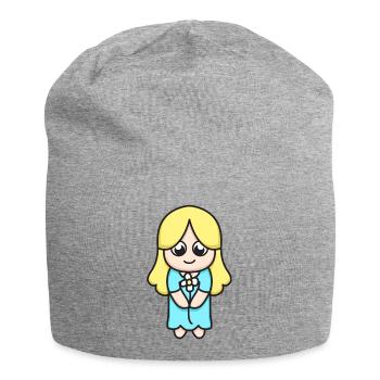 Sternzeichen Jungfrau - Jersey-Beanie - Grau meliert - Vorne