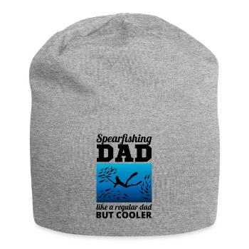 Pêche sous-marine Pêche sous-marine Papa Fête des Pères - Bonnet en jersey - gris chiné - Devant