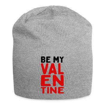 Be My Valentine - Jersey Beanie - heather grey - Front