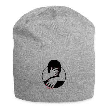 Liebe - Selbstliebe - Valentinstag - Jersey-Beanie - Grau meliert - Vorne