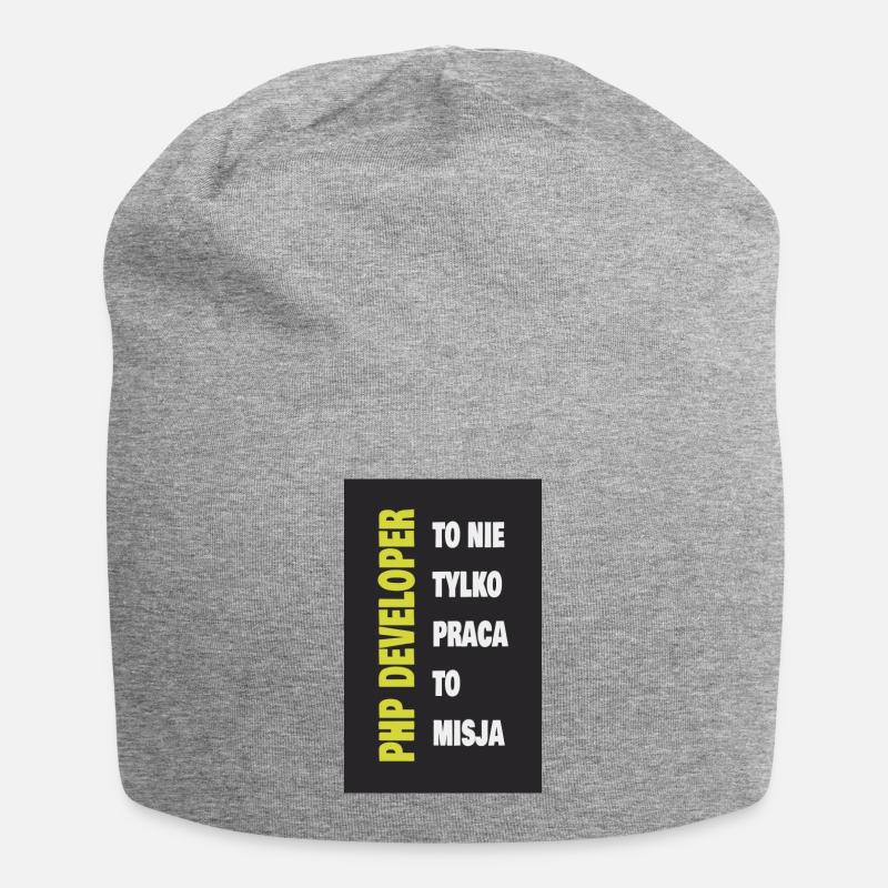 Php Developer - Jersey Beanie - heather grey