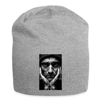 Penseur Guy - Bonnet en jersey - gris chiné - Devant