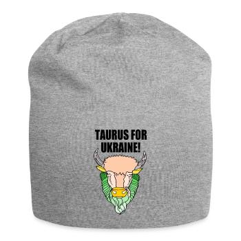 Taurus for ukraine - Jersey-Beanie - Grau meliert - Vorne