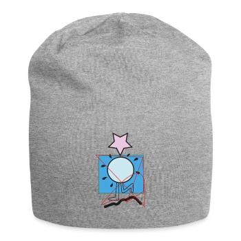 Shirt 1 - Jersey Beanie - heather grey - Front