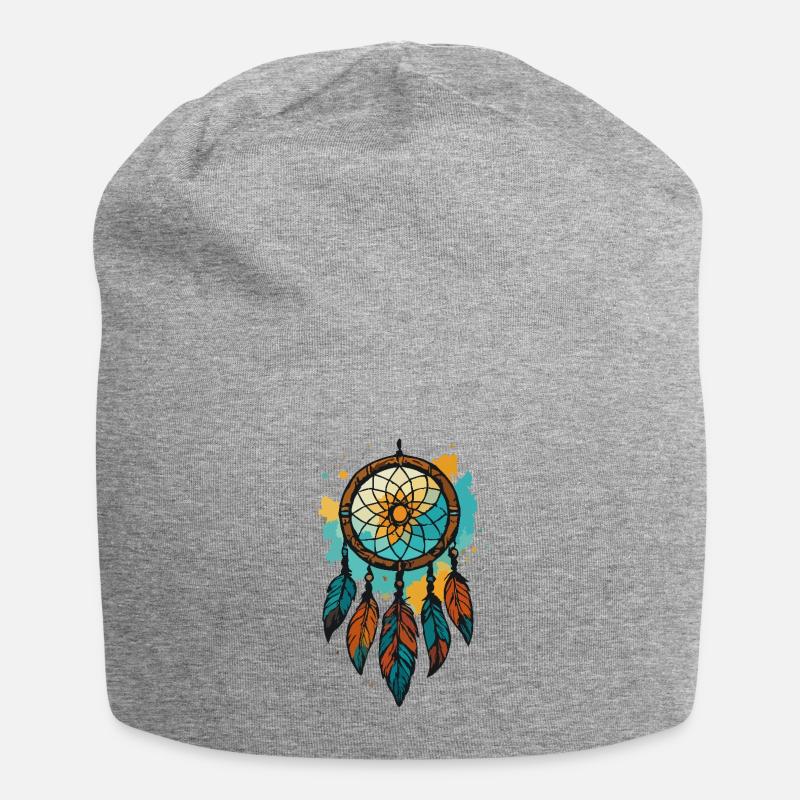 Dream catcher - Jersey Beanie - heather grey