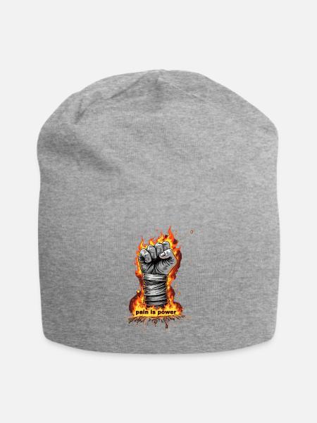 MMA Kampfsport - Jersey-Beanie - Grau meliert