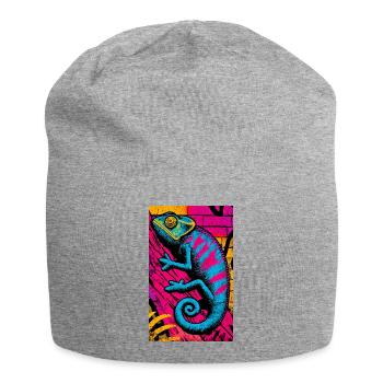 chameleon - Jersey Beanie - heather grey - Front