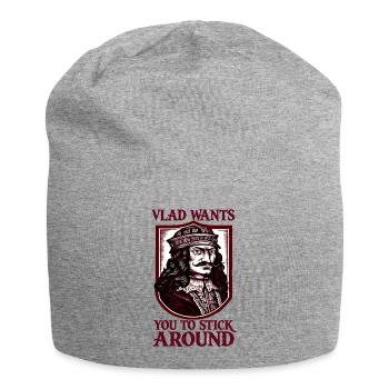 Vlad Wants You to Stick Around - Jersey-Beanie - Grau meliert - Vorne