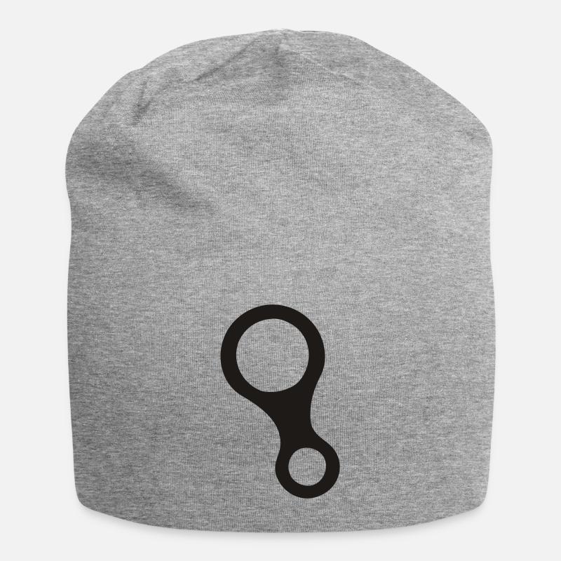 abseiling - rappeling - Jersey Beanie - heather grey