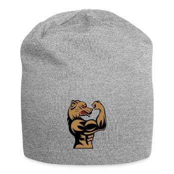 strong dog 002 - Jersey-Beanie - Grau meliert - Vorne