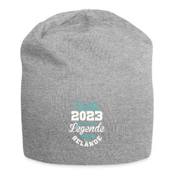 Rente 2023 Eine Echte Legende Verlässt Das Gelände - Jersey-Beanie - Grau meliert - Vorne