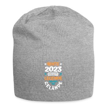 Rente 2023 Eine Echte Legende Verlässt Das Gelände - Jersey-Beanie - Grau meliert - Vorne