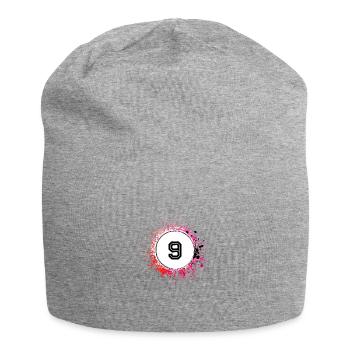 9 Nombre d’objets blob - Bonnet en jersey - gris chiné - Devant
