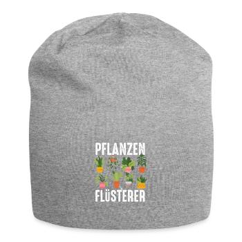 Planzenflüsterer Garten Gärtner Outfit - Jersey-Beanie - Grau meliert - Vorne