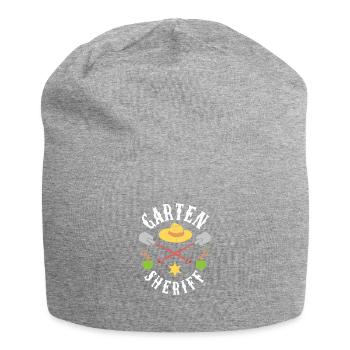 Garten Sheriff HobbyGärtner Outfit - Jersey-Beanie - Grau meliert - Vorne