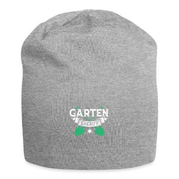 Garten Sheriff HobbyGärtner Outfit - Jersey-Beanie - Grau meliert - Vorne