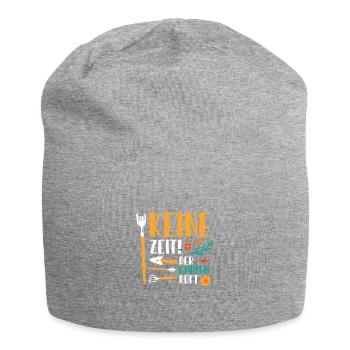 Keine Zeit Der Garten Ruft Gärtner Outfit - Jersey-Beanie - Grau meliert - Vorne