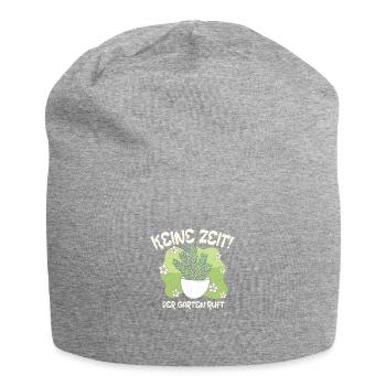 Keine Zeit Der Garten Ruft Gärtner Outfit - Jersey-Beanie - Grau meliert - Vorne