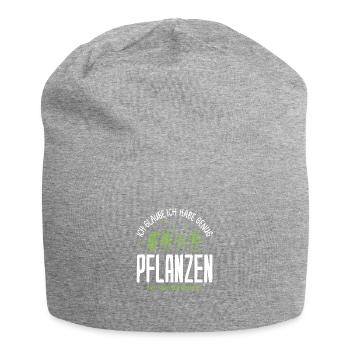 Garten Hobbygärtner Gärtner Gärtnerin Gartenarbeit - Jersey-Beanie - Grau meliert - Vorne