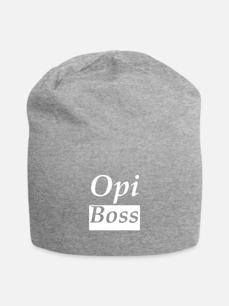 Opi Boss - Jersey-Beanie - Grau meliert