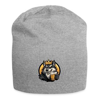 Bande dessinée de bière de loup - Bonnet en jersey - gris chiné - Devant