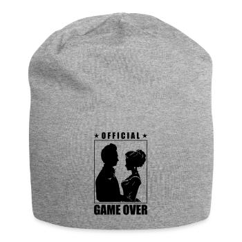 Jeu de couple de mariage sur le couple de mariage Jga - Bonnet en jersey - gris chiné - Devant