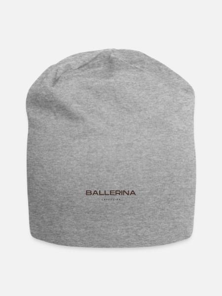 Ballerina Cappucina - Jersey Beanie - heather grey