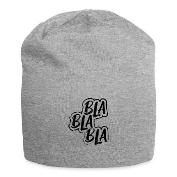 Bla bla bla - Funny T-Shirt Birthday, Party - Jersey Beanie - heather grey - Front