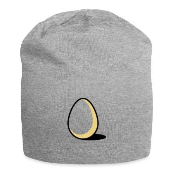 An Egg - Bonnet en jersey - gris chiné - Devant