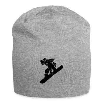 Snowboard Snowboarder - Jersey-Beanie - Grau meliert - Vorne