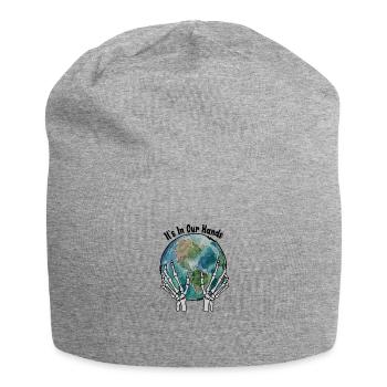 The Planet - Jersey Beanie - heather grey - Front