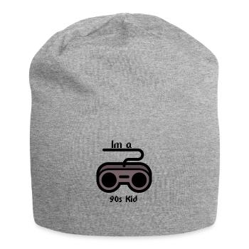 90s Kid - Jersey Beanie - heather grey - Front