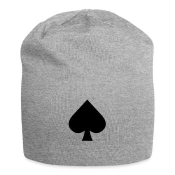 pik - Jersey-Beanie - Grau meliert - Vorne