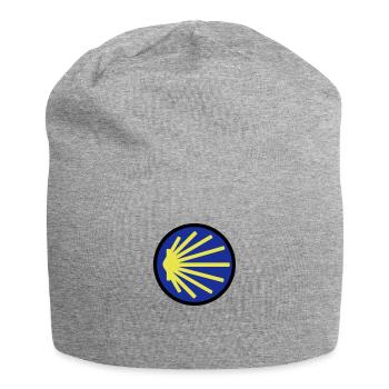 jakobsweg rund - Jersey-Beanie - Grau meliert - Vorne