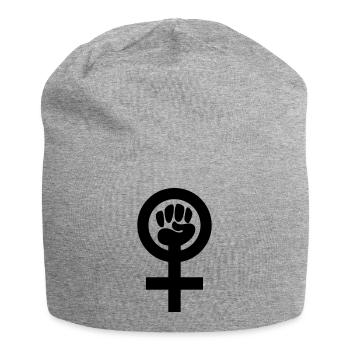 Féminisme Symbole - Bonnet en jersey - gris chiné - Devant