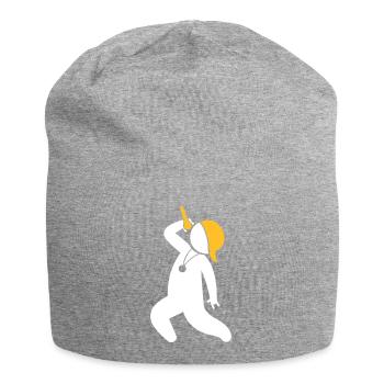 Hiphop Rapper - Jersey Beanie - heather grey - Front