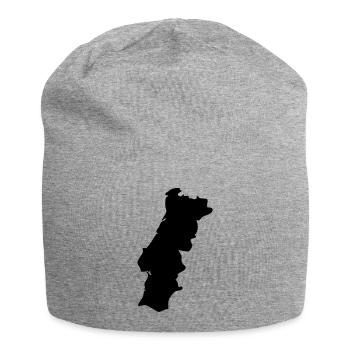 Portugal - Bonnet en jersey - gris chiné - Devant