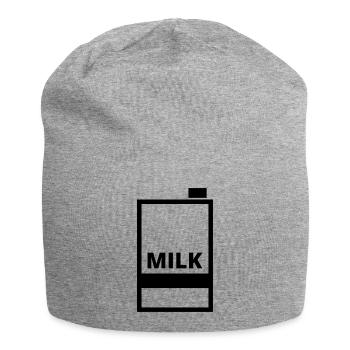 Milk - Jersey Beanie - heather grey - Front