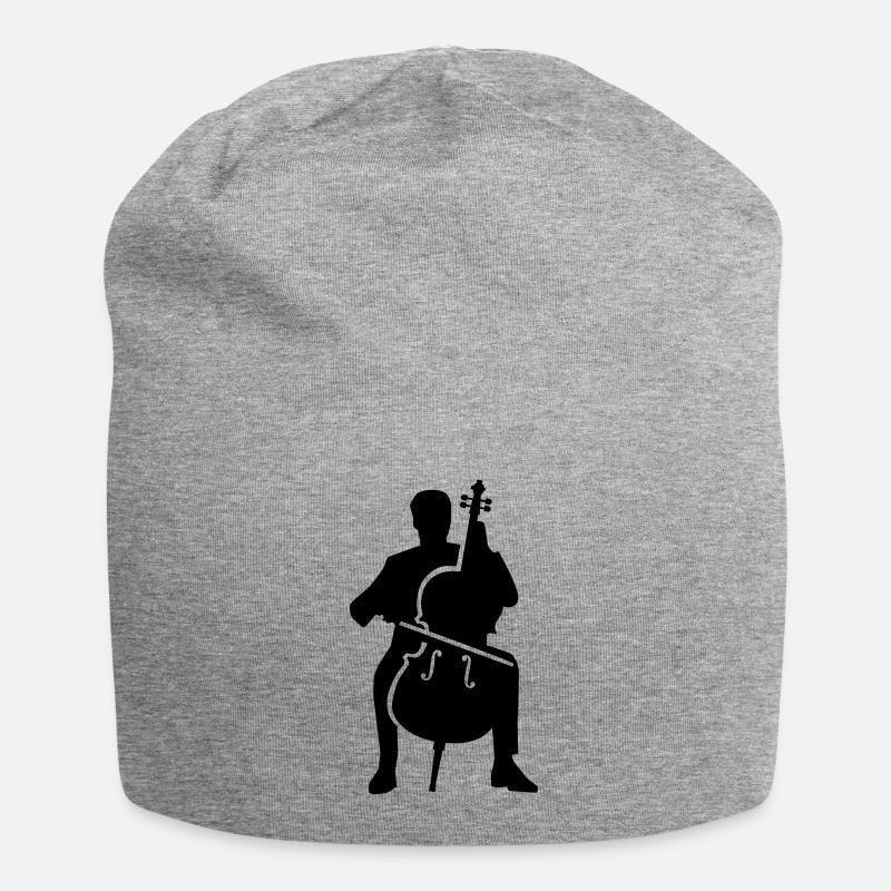 Cello - Jersey-Beanie - Grau meliert