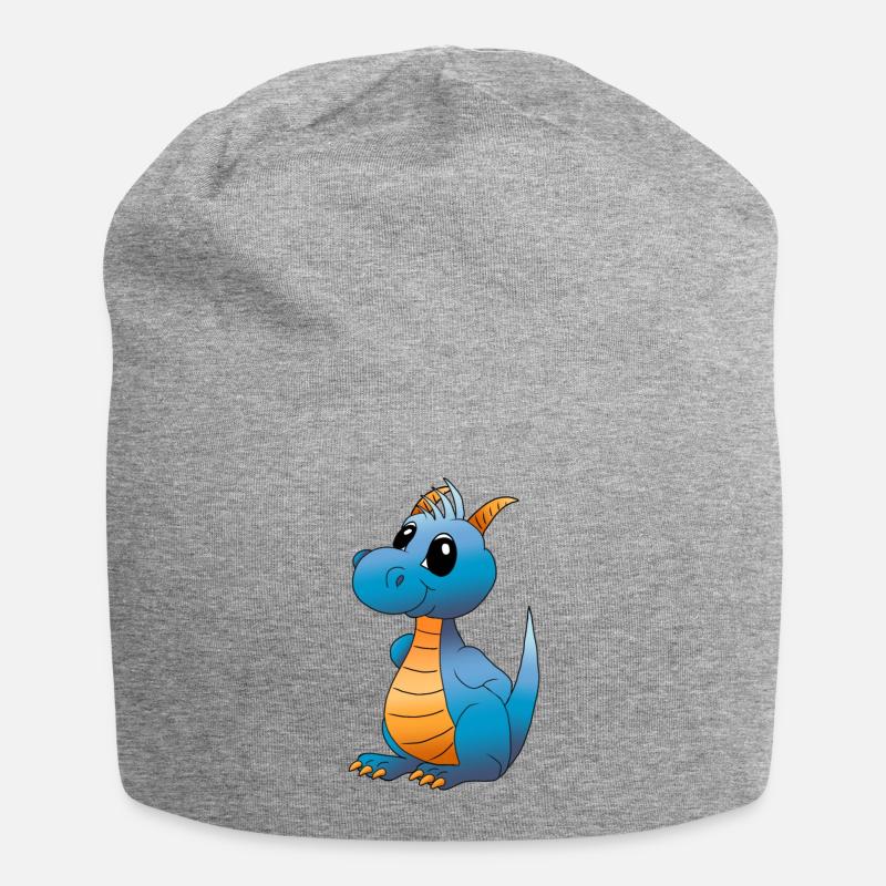 Blue Dragon - Jersey Beanie - heather grey
