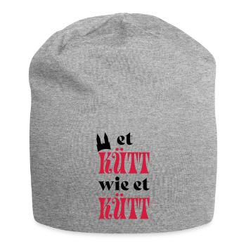 Karneval - Jersey-Beanie - Grau meliert - Vorne