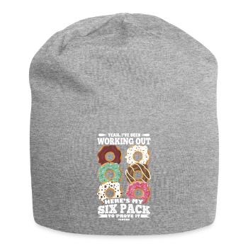 Donut - Jersey-Beanie - Grau meliert - Vorne