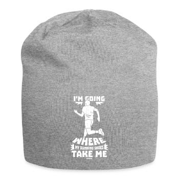 Courir - Bonnet en jersey - gris chiné - Devant