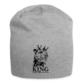 BORDER TERRIER King Dog Disant Chiens Wilsigns - Bonnet en jersey - gris chiné - Devant