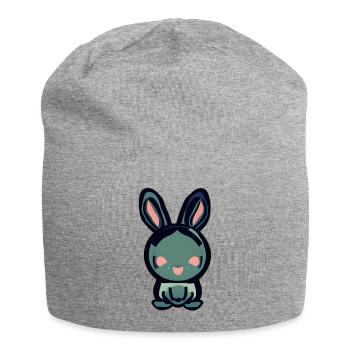 Lièvre - Bonnet en jersey - gris chiné - Devant