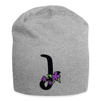 J wie jugendlich - Jersey-Beanie - Grau meliert - Vorne