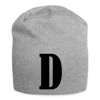 D - Jersey Beanie - heather grey - Front