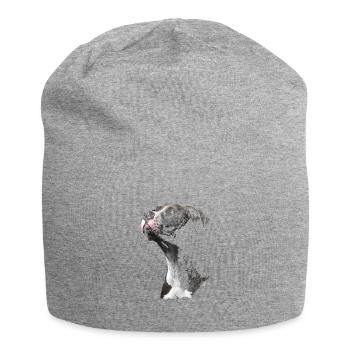 Staffordshire Bull Terrier - Bonnet en jersey - gris chiné - Devant
